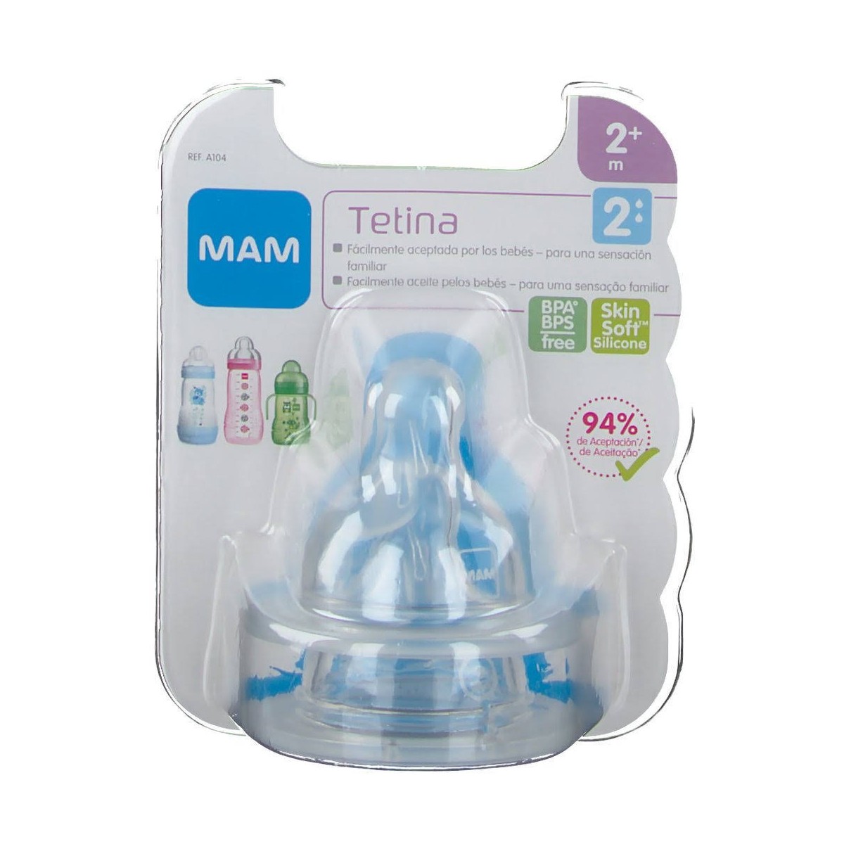 Mam  Tetina Silicona flujo 2