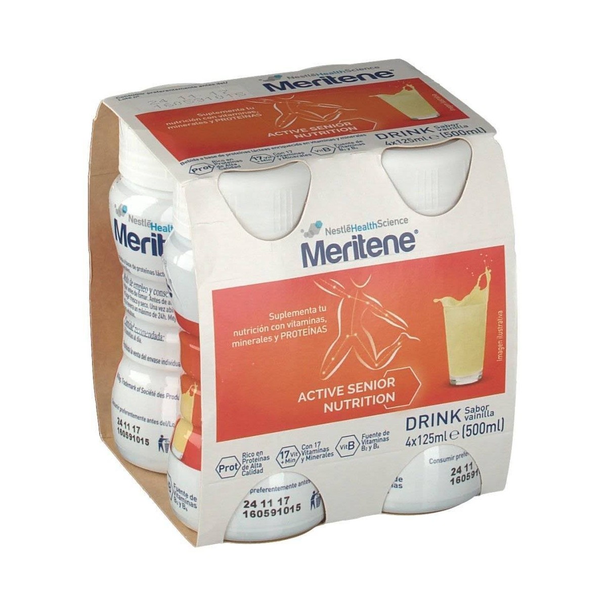 Meritene Drink Vainilla 4 x 125 ml