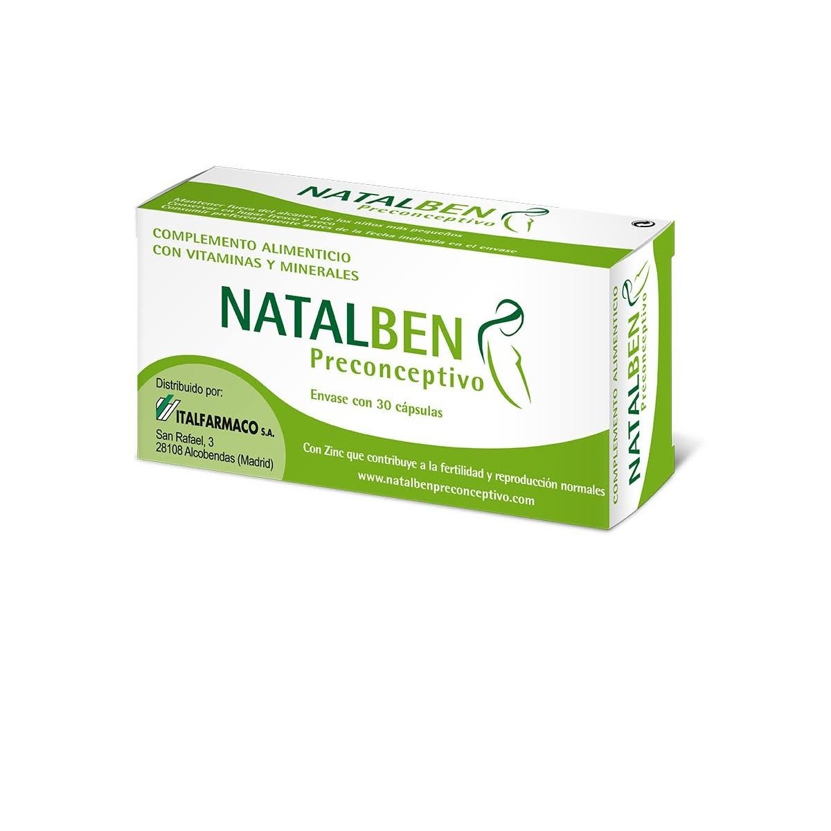 Natalben  Preconceptivo  30 cápsulas