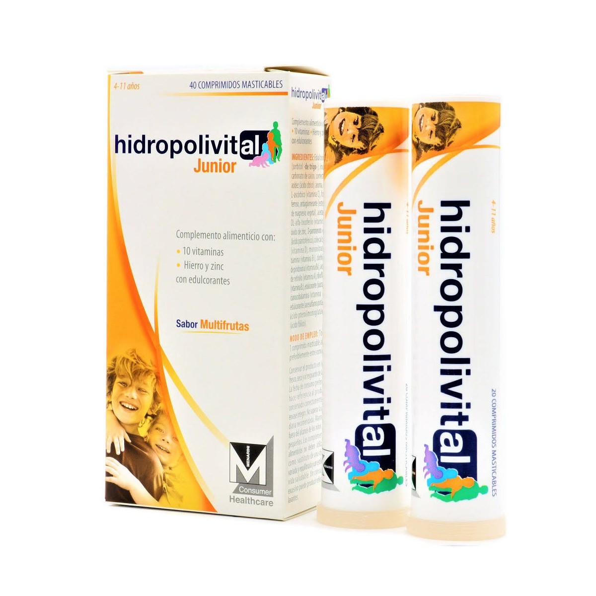 Hidropolivital Junior 40 Comprimidos