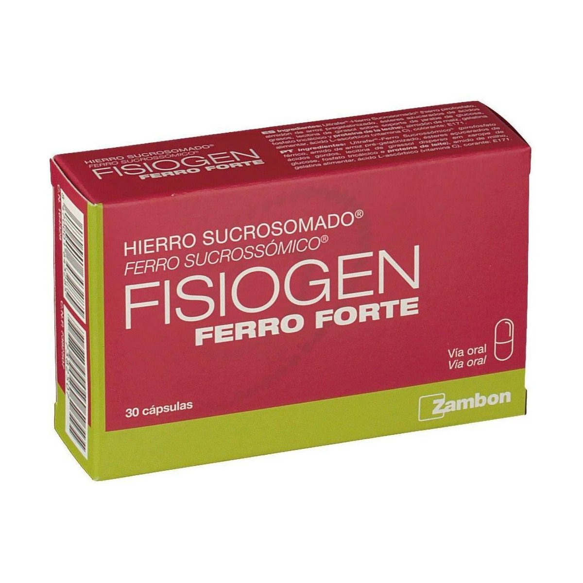 Fisiogen Ferro Forte  30 cápsulas