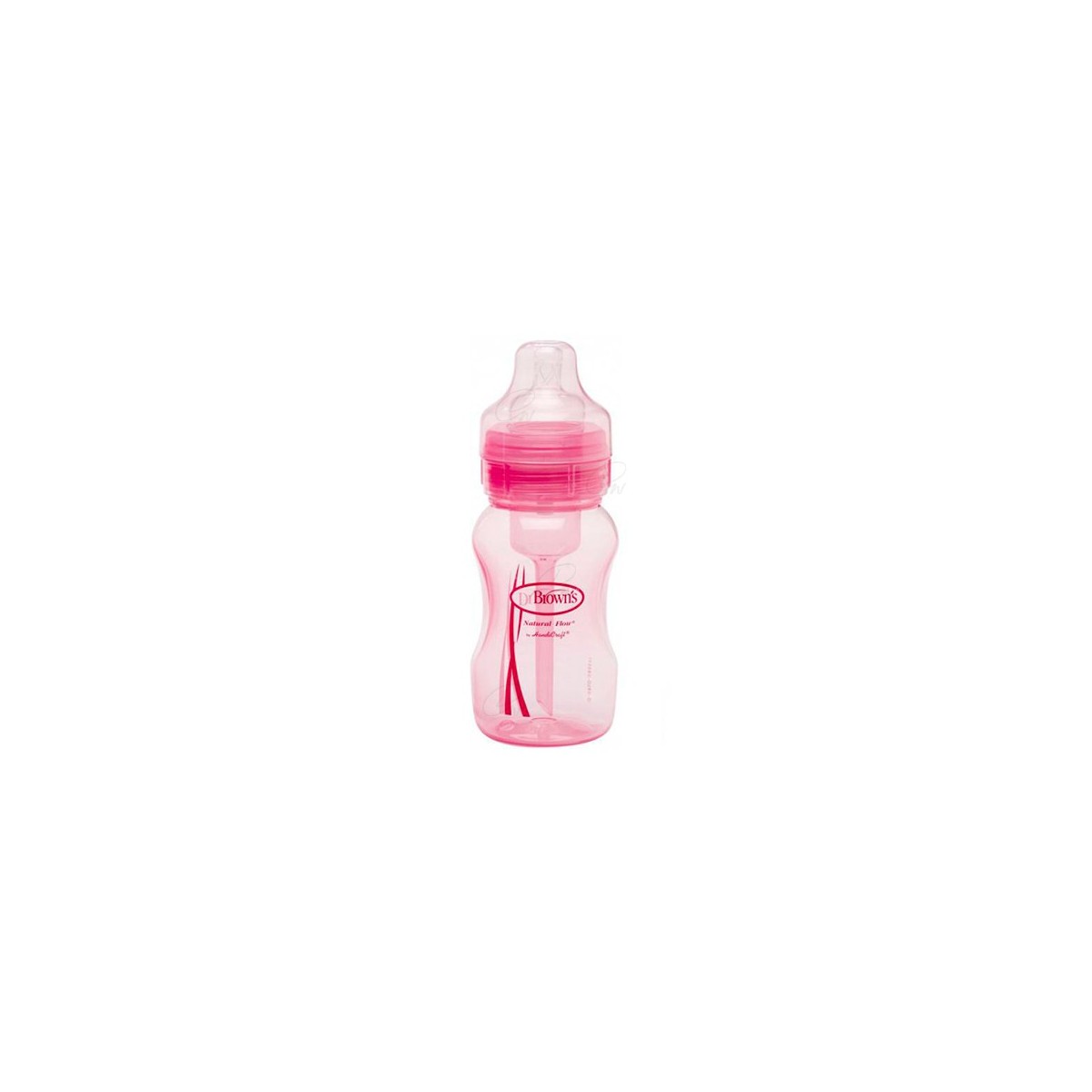 BIBERON 0 BPA BA ROSA 240 ML