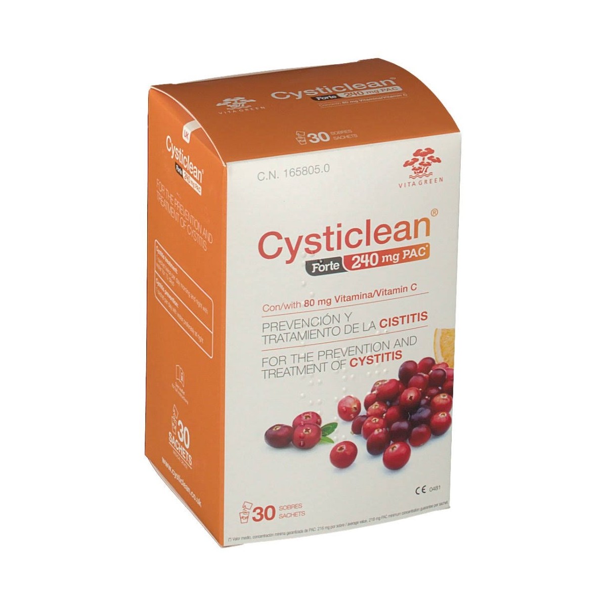 Cysticlean Forte 30 sobres