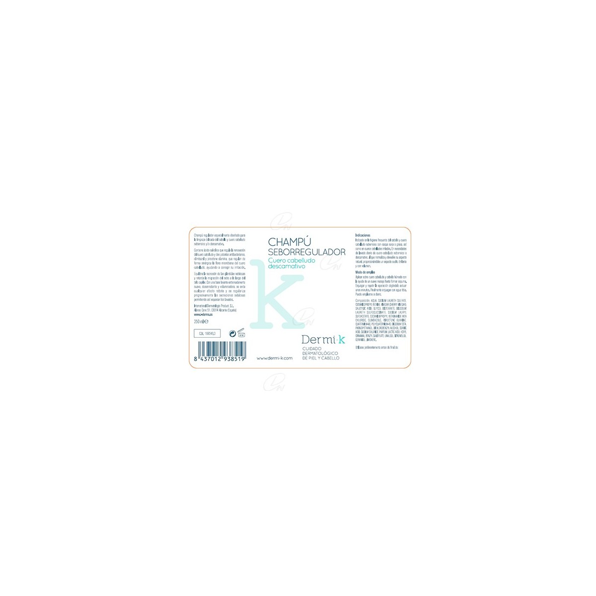 DK CHAMPU SEBORREGULADOR 250 ML