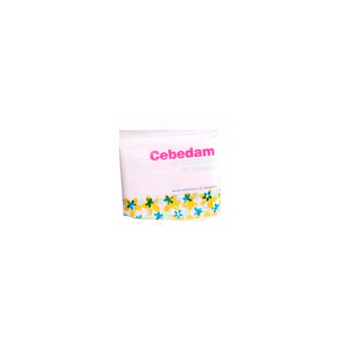 CEBEDAM COMPRESAS DE ALGODON 20 UDS