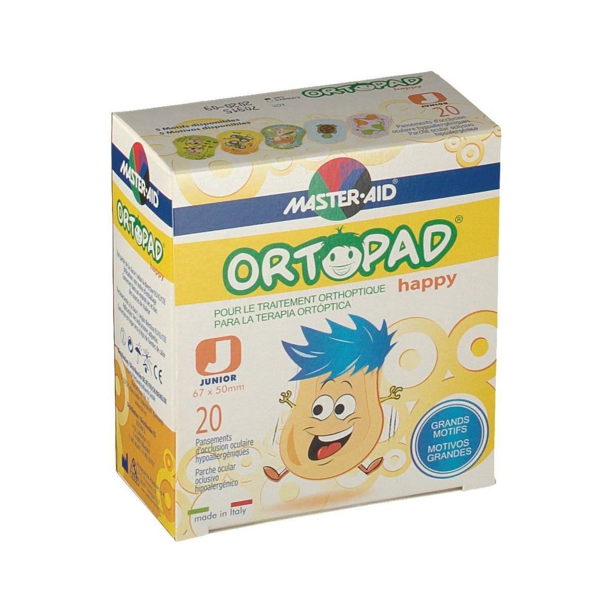 Ortopad Happy Parche Ocular Junior