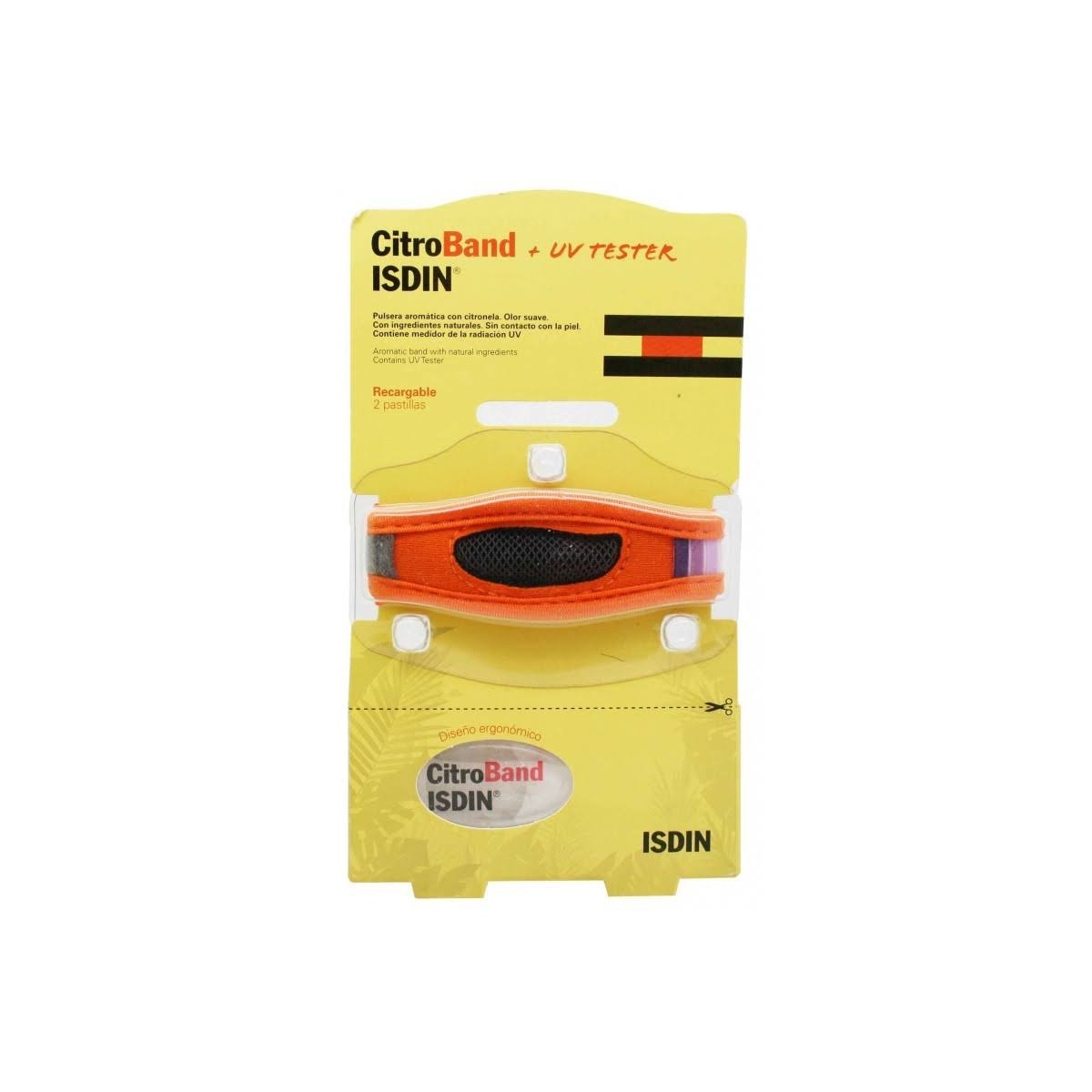 Isdin Citroband  UV Tester Pulsera 2 recargas
