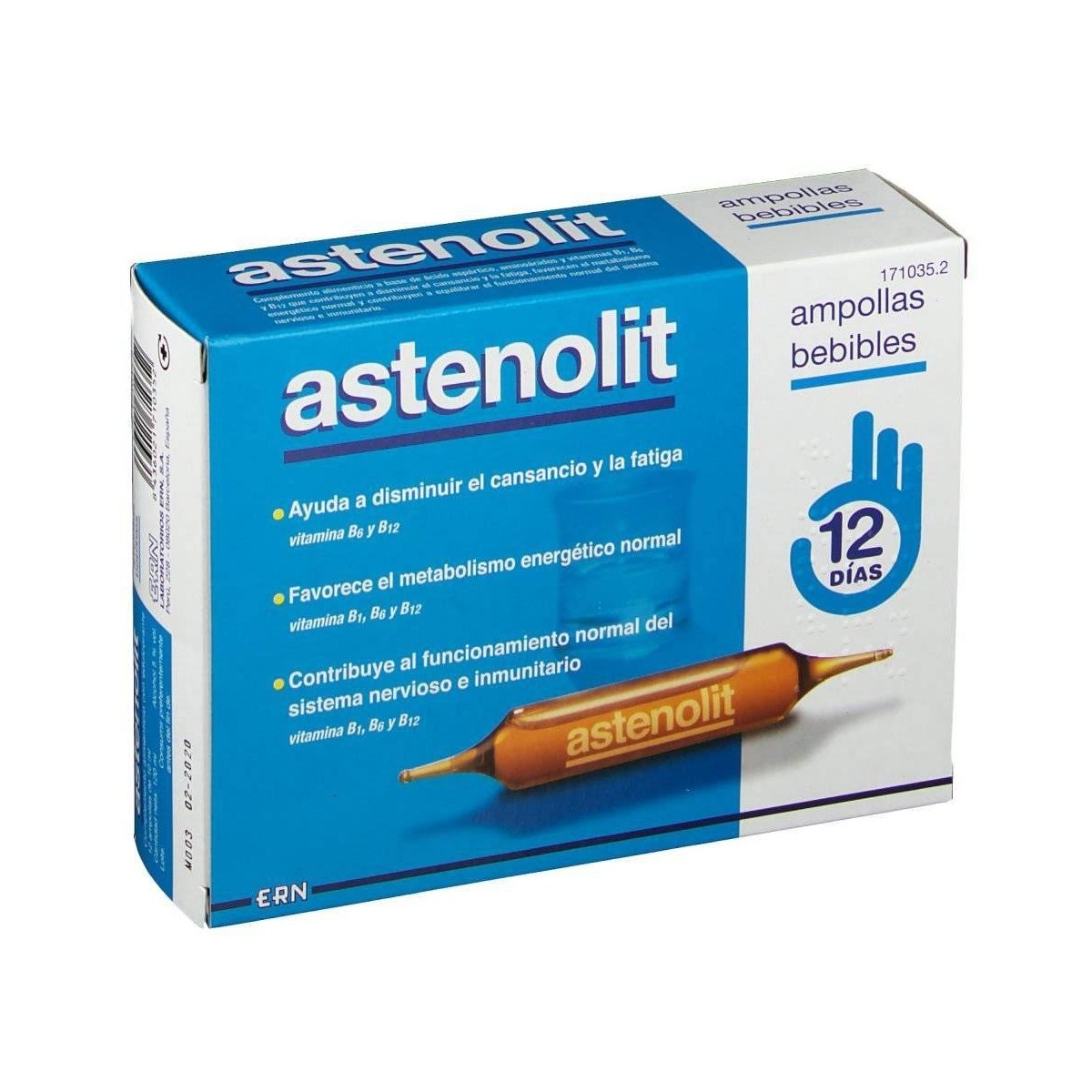 Astenolit 12 Ampollas Bebibles