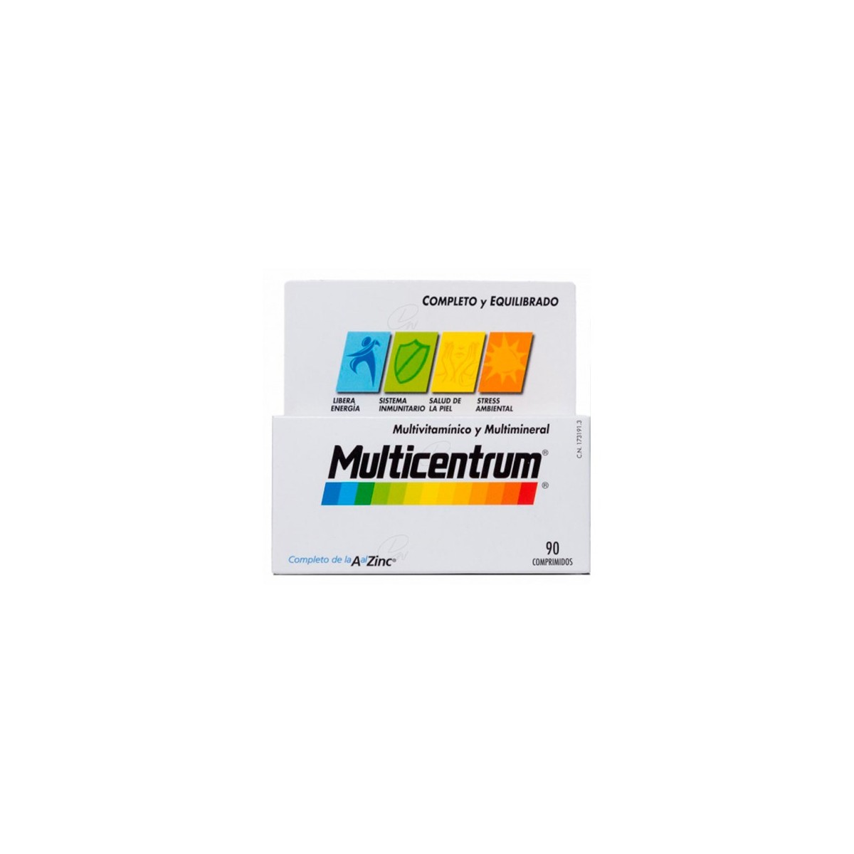 MULTICENTRUM VITAMINAS Y MINERALES 90 COMP