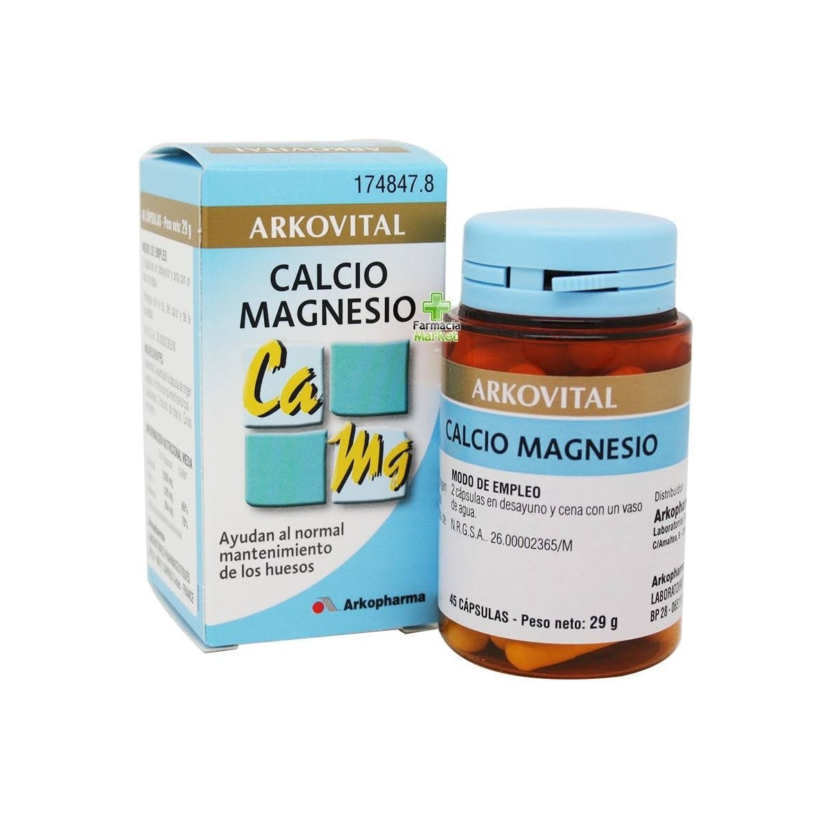 Arkovital Calcio Magnesio 45 Capsulas