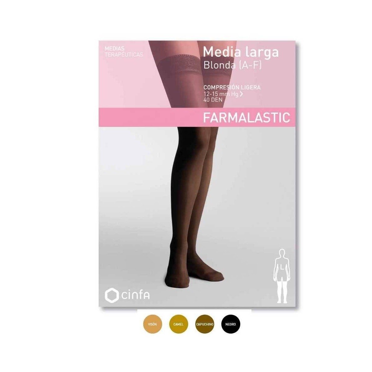 Panty Farmalastic Normal Negro Tpeq
