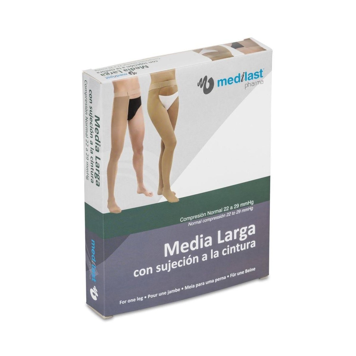 media Medilast sujeción cintura pierna derecha...