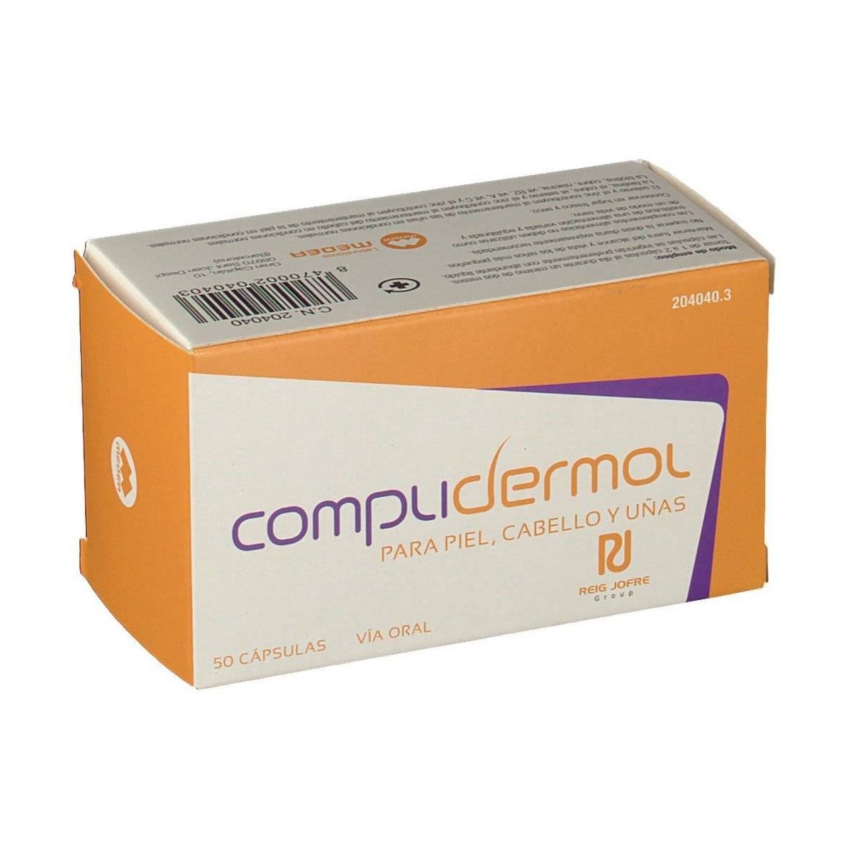 Complidermol 50 cápsulas