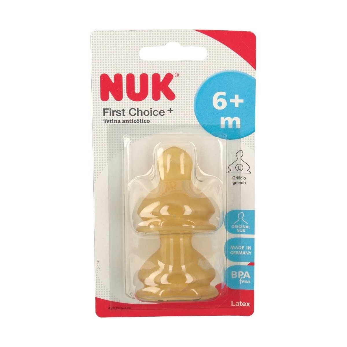 Tetina Nuk Latex 2u