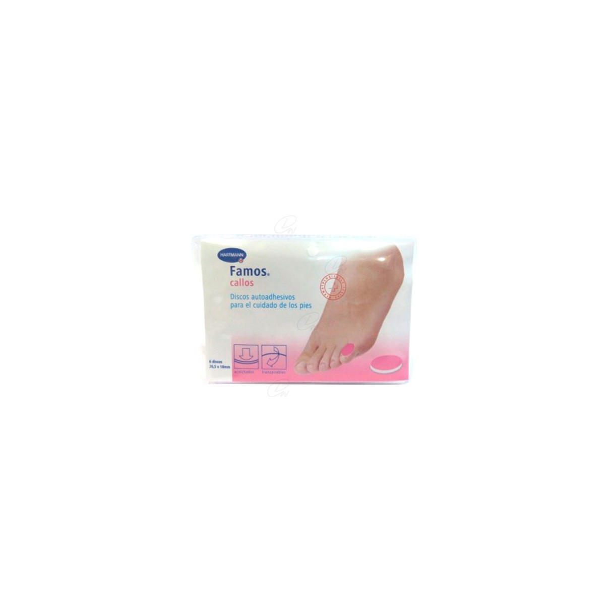PARCHES CALLOS DISCO PROTECTOR 6 U