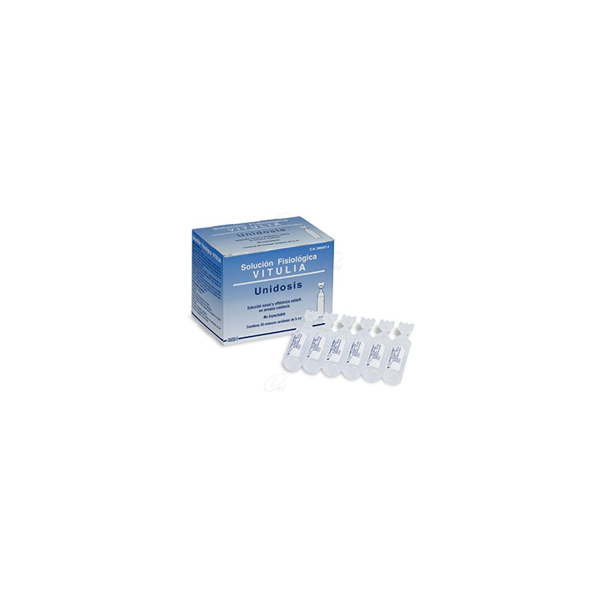 VITULIA SOLUCION FISIOLOGICA MONODOSIS 30 U