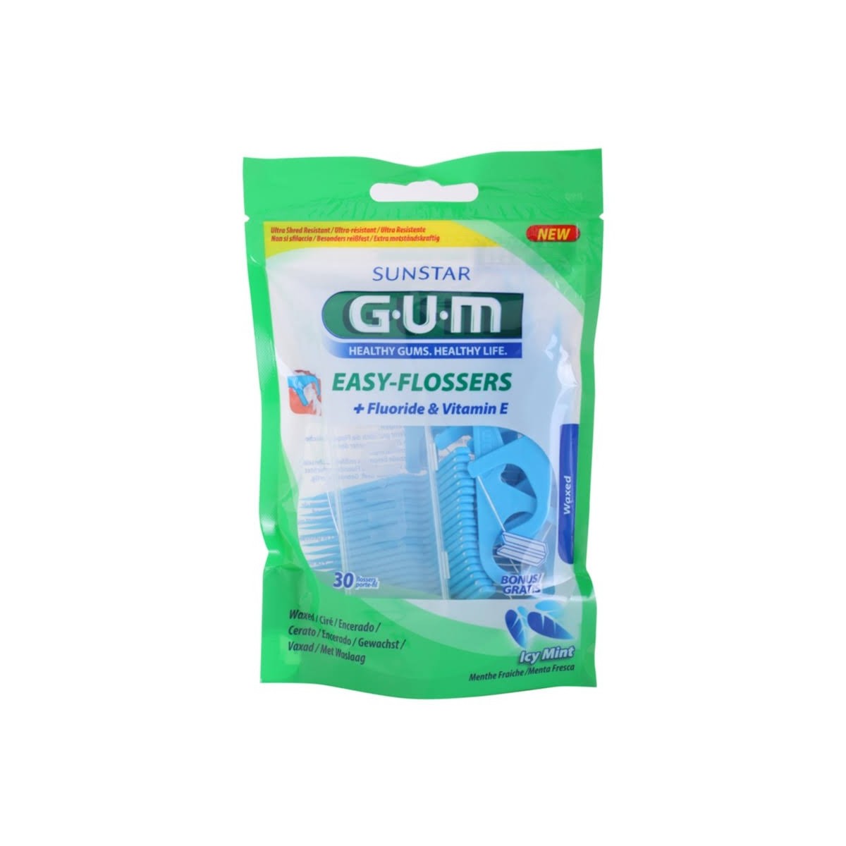 Gum 890 Easy Flossers Seda Dental Aplicador 30