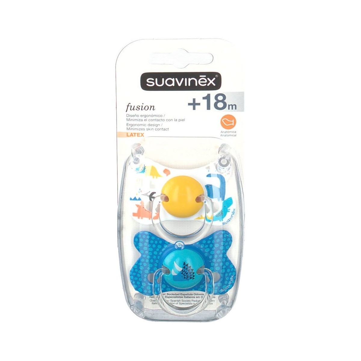 Suavinex Chupete Tetina Latex Anatomica Fusion