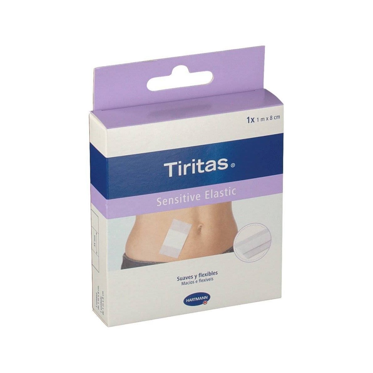Tiritas Sensitive Elastic 1m x 8cm