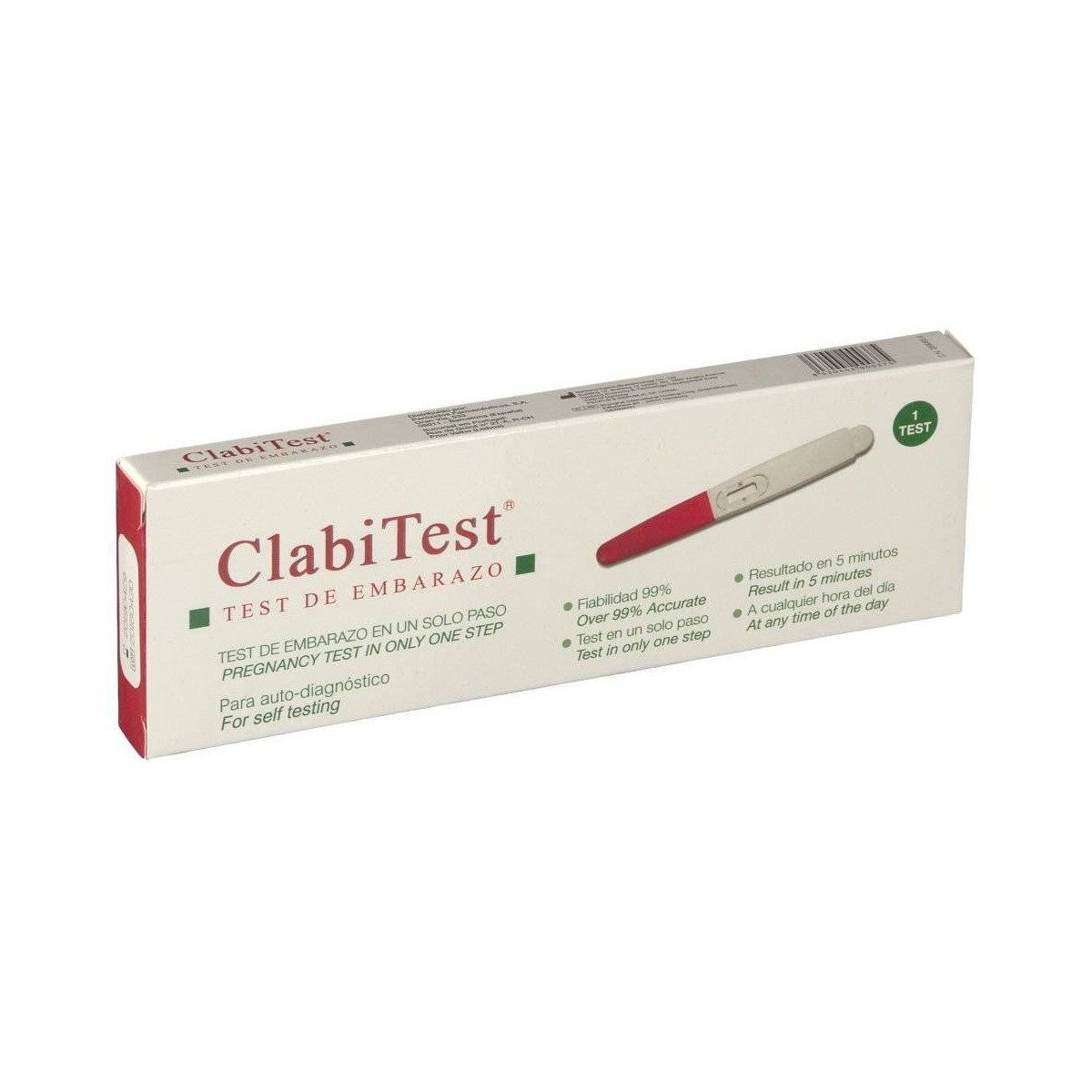 Clabitest Test de embarazo