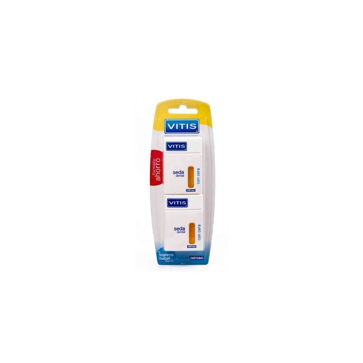 Vitis  Duplo Seda Dental con Cera