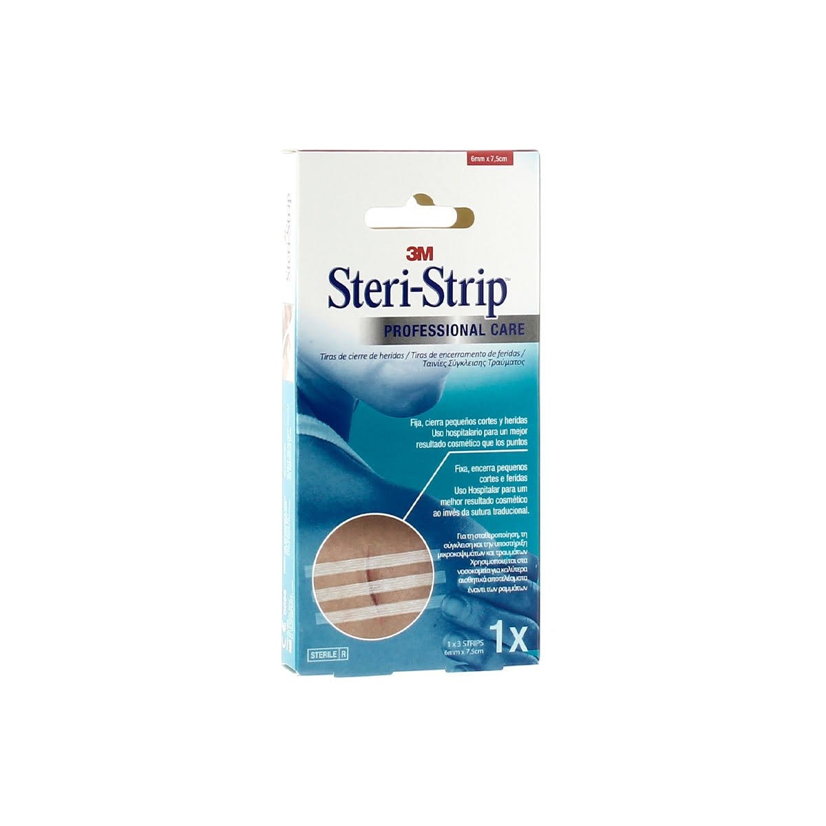 SteriStrip Sutura 75 x 6 mm 3M