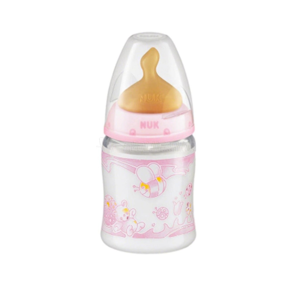 Nuk First Choice Biberon Rosa Latex 06 Meses...