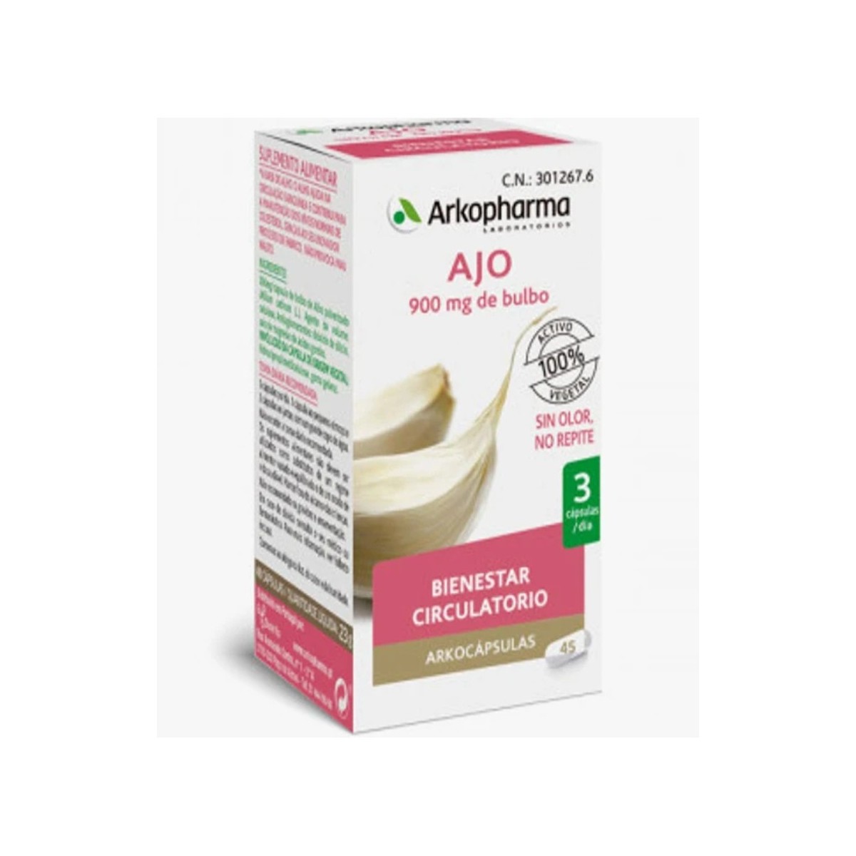 Arkocapsulas ajo 100 Capsulas