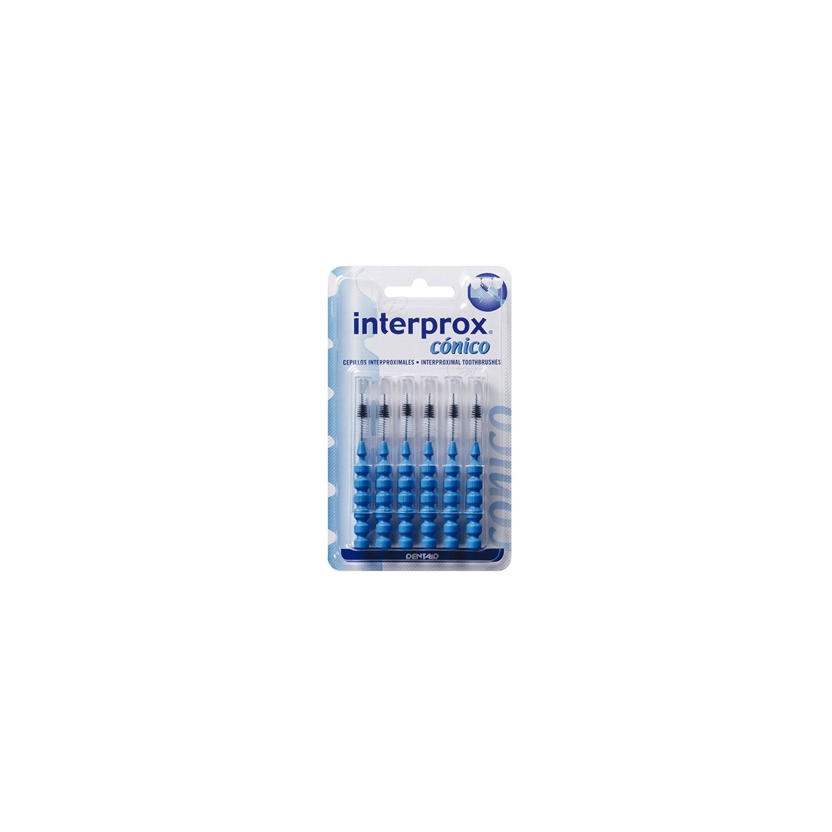 CEPILLO DENTAL INTERPROXIMAL CONICO 6 U