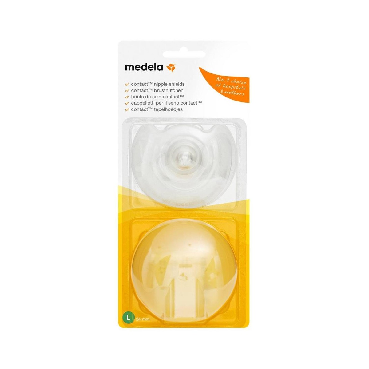 Medela Pezoneras Contact 2 unidades Talla L
