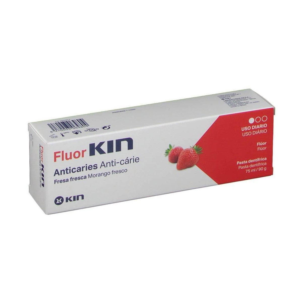 Fluor Kin Anticaries Pasta Fresa 75 ml