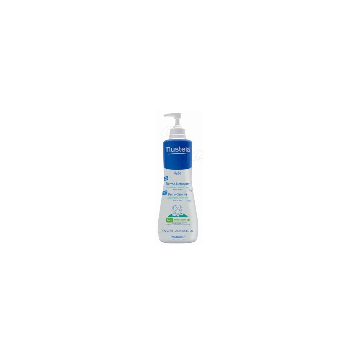 MUSTELA BEBE GEL DERMOLIMPIADOR 750 ML