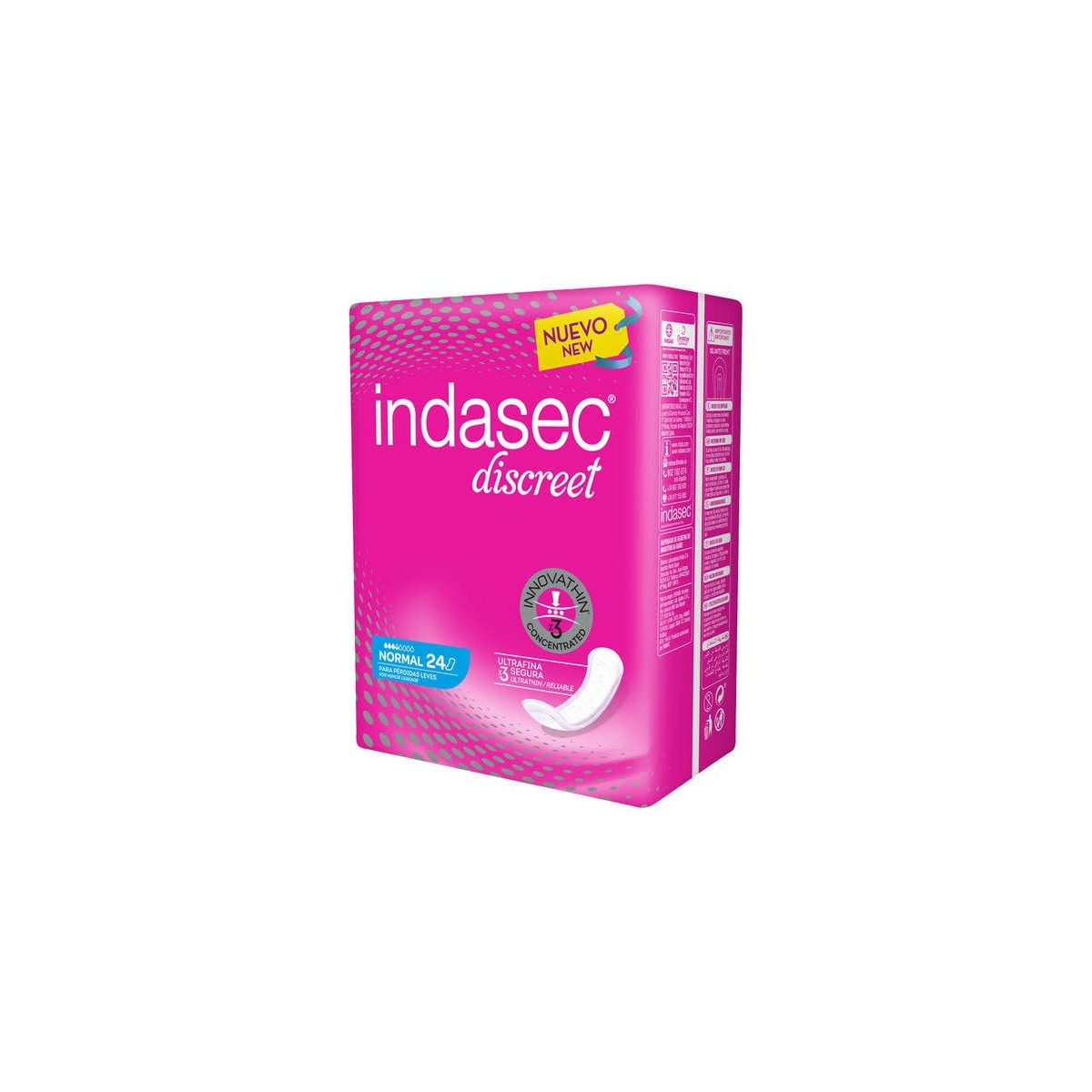 Compresa Indasec Normal Discreet 24