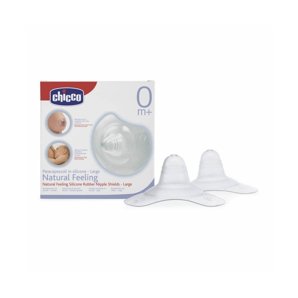 Pezonera Silicona Chicco grande 2unidades