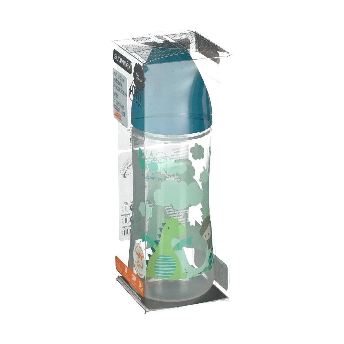 Biberon Suavinex 3 posiciones 360 ml boca ancha