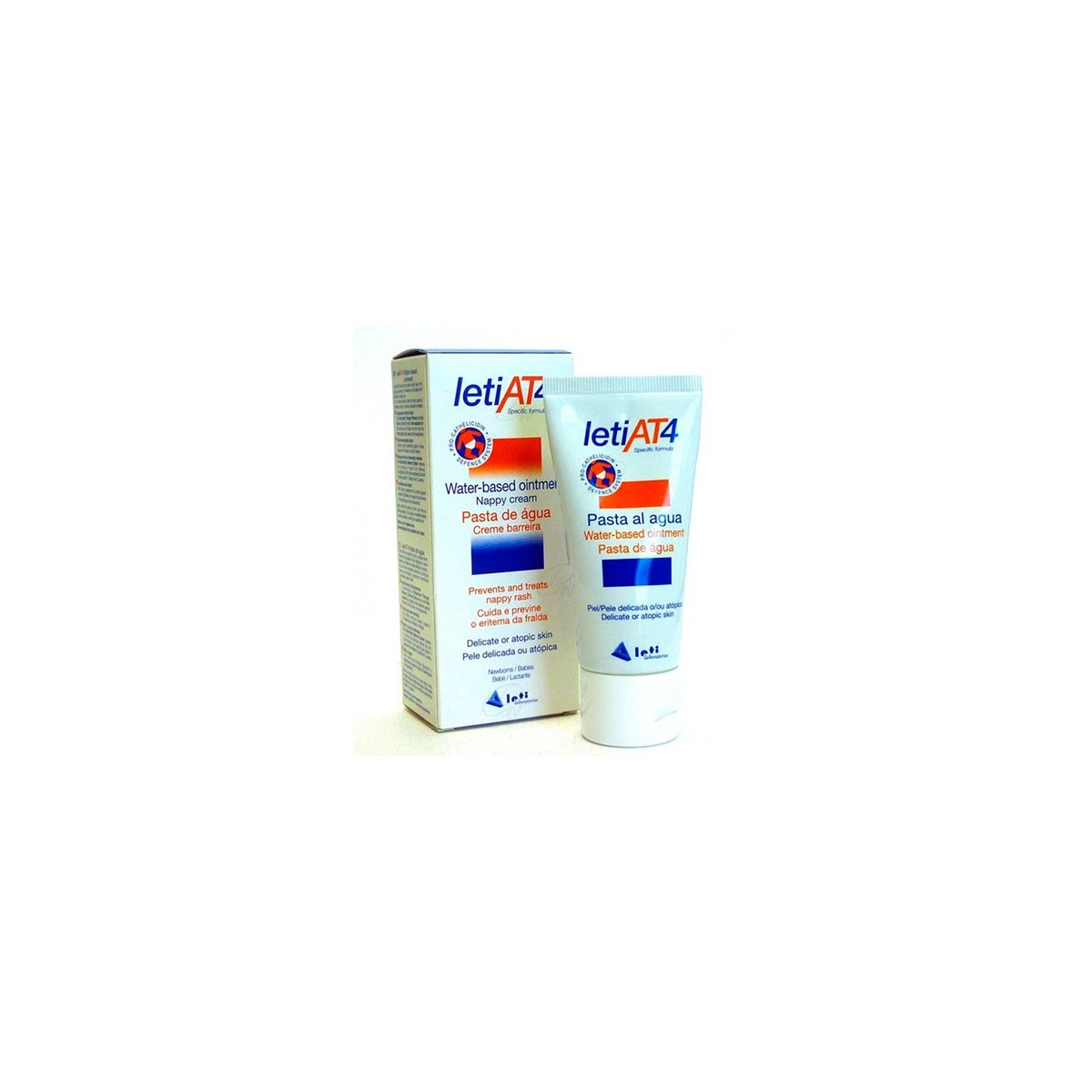 LETI AT4 CREMA PAÑAL PASTA AL AGUA   75 G