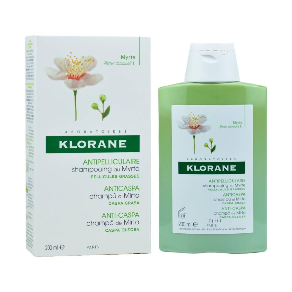 Klorane Champu Mirto 200 ml