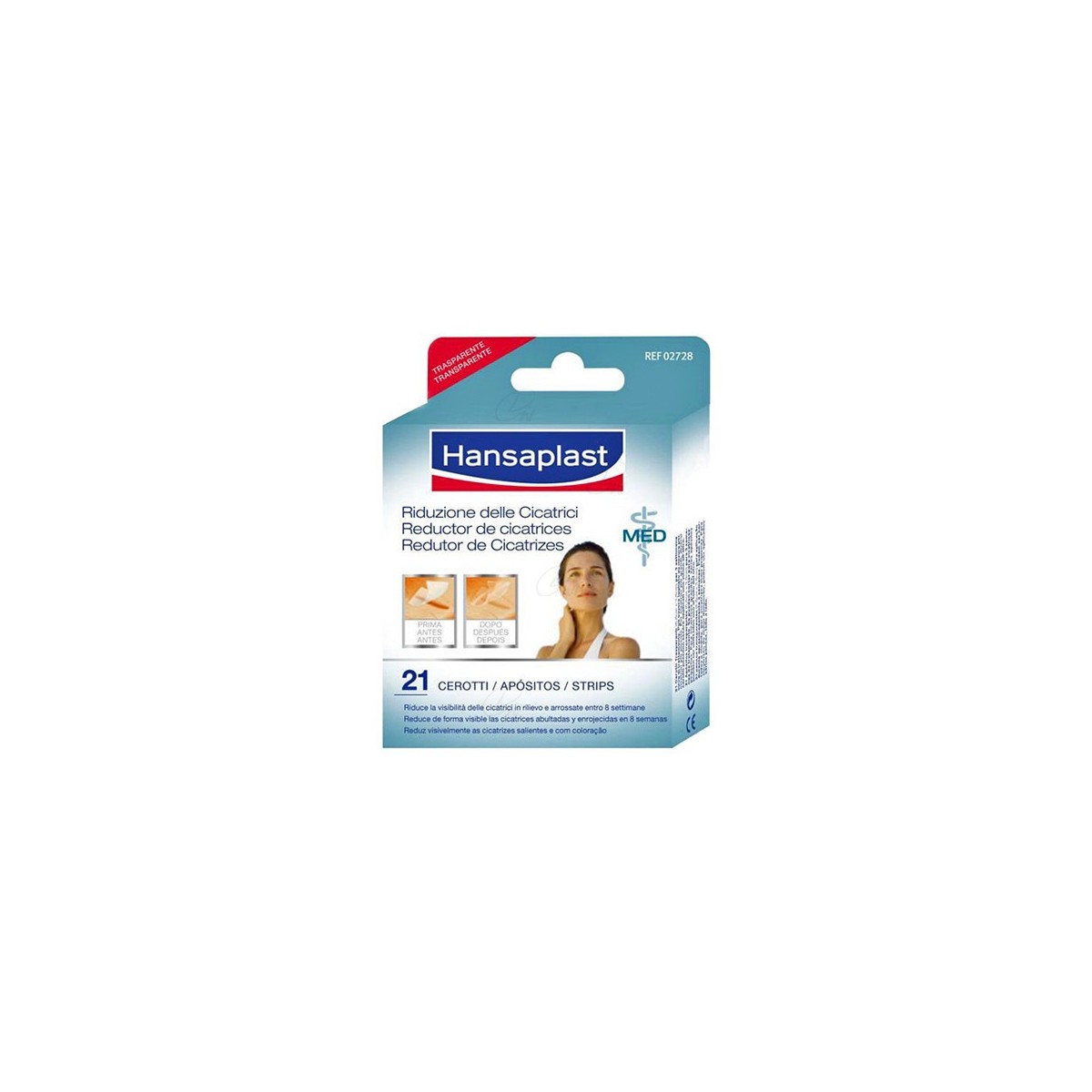 HANSAPLAST MED REDUCTOR DE CICATRICES 7 CM X 4...