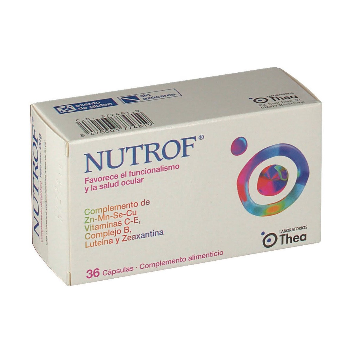 Nutrof 36 cápsulas