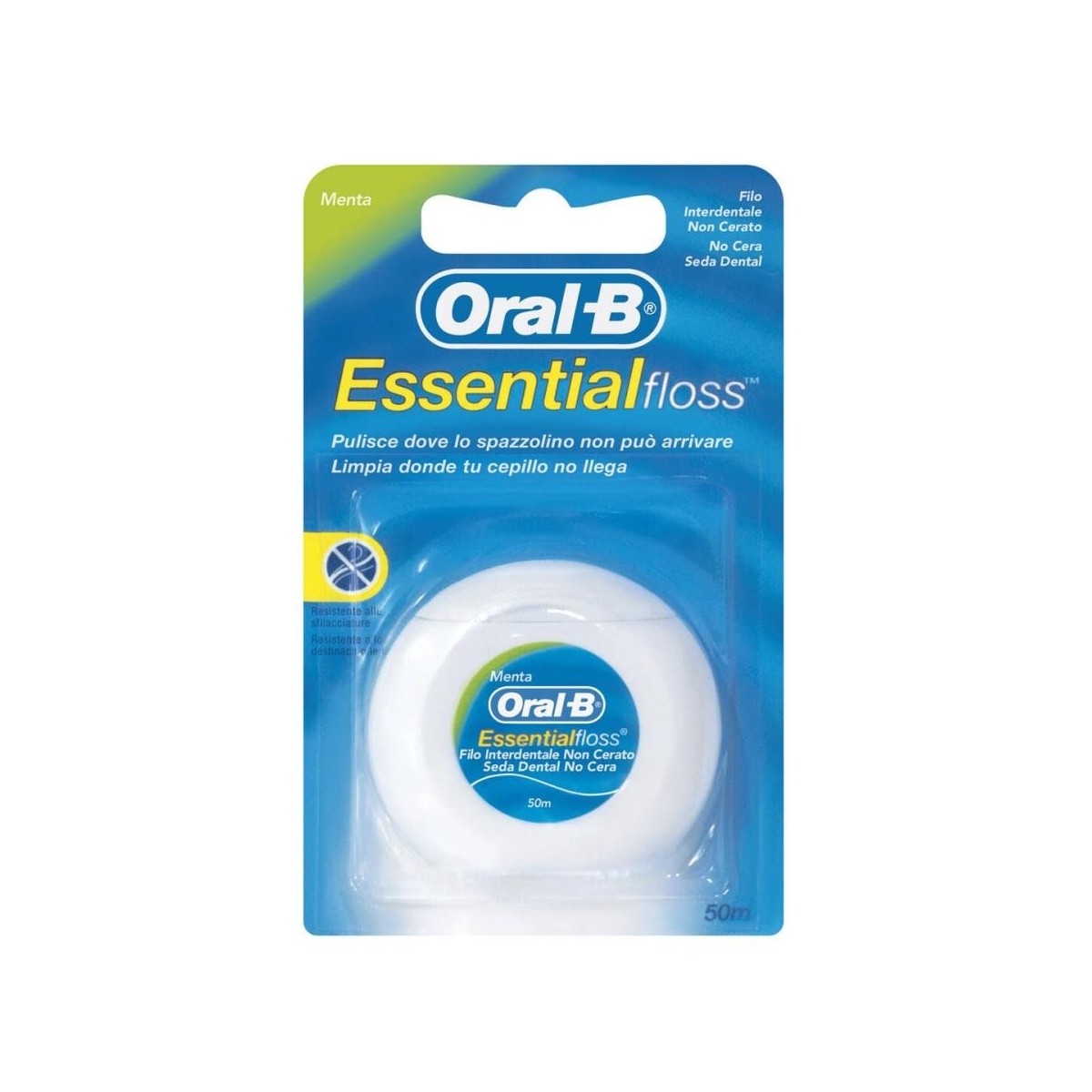 Seda Dental OralB Essential Floss con Cera Menta