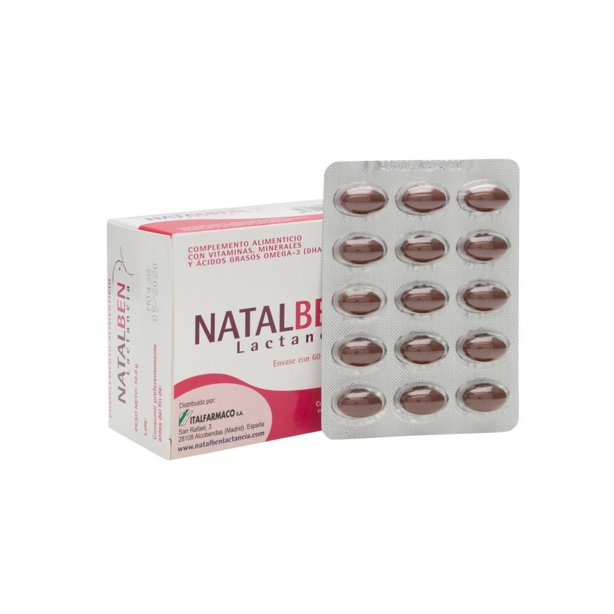 Natalben lactancia 60 cápsulas
