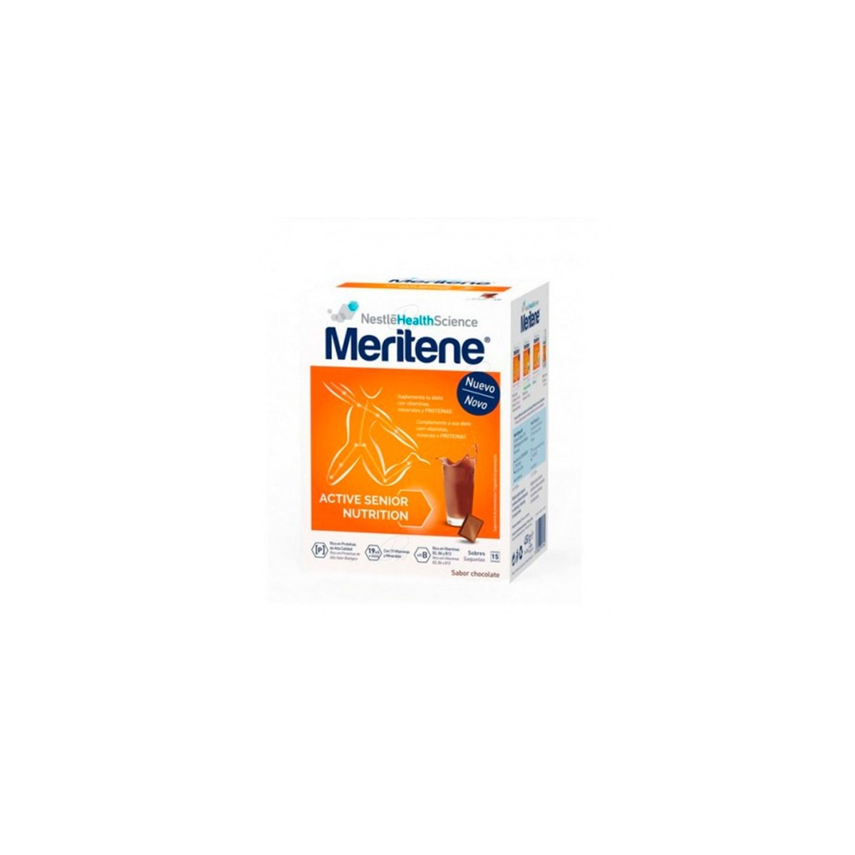 MERITENE 30 G 15 SOBRES CHOCOLATE