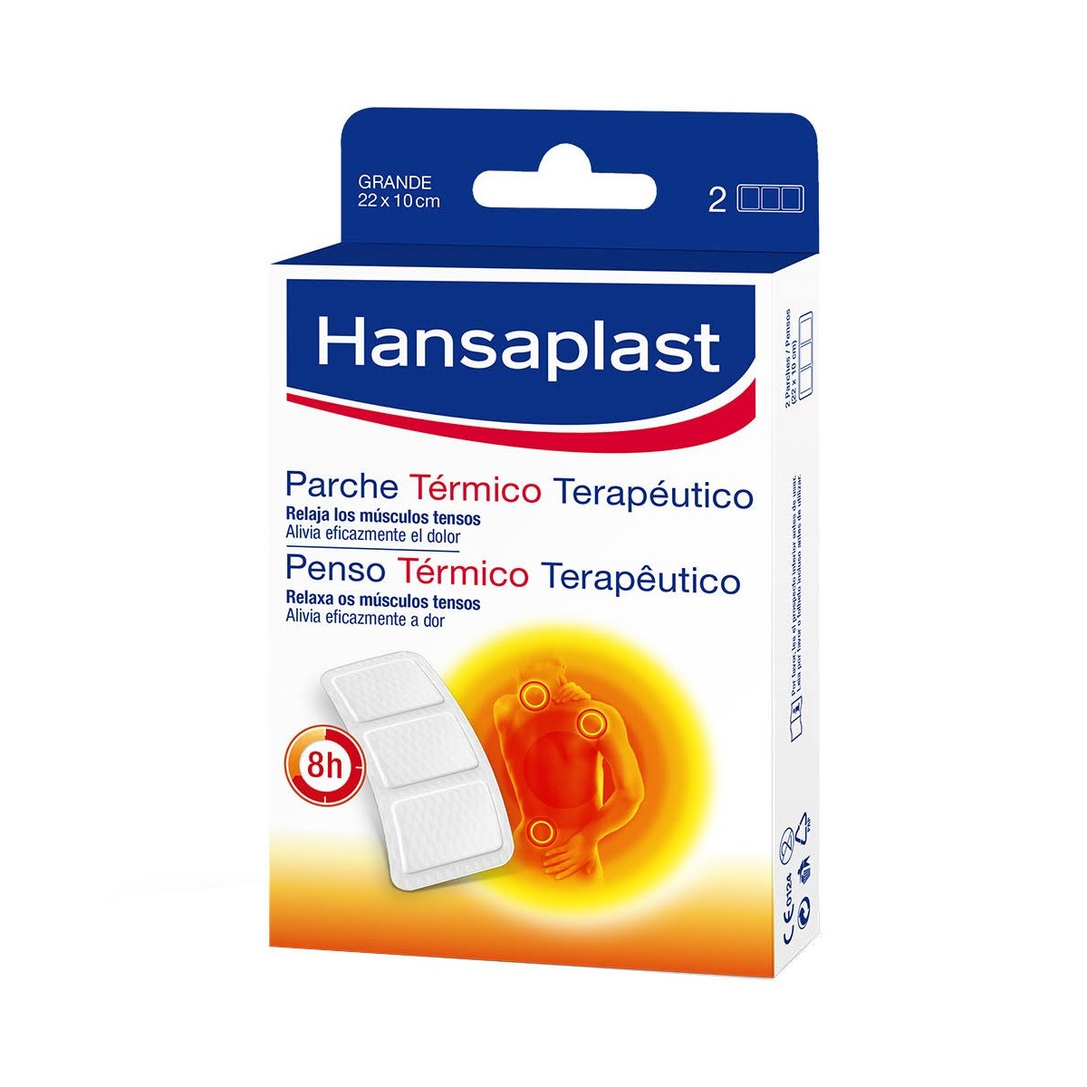 Hansaplast Med Parche térmico grande