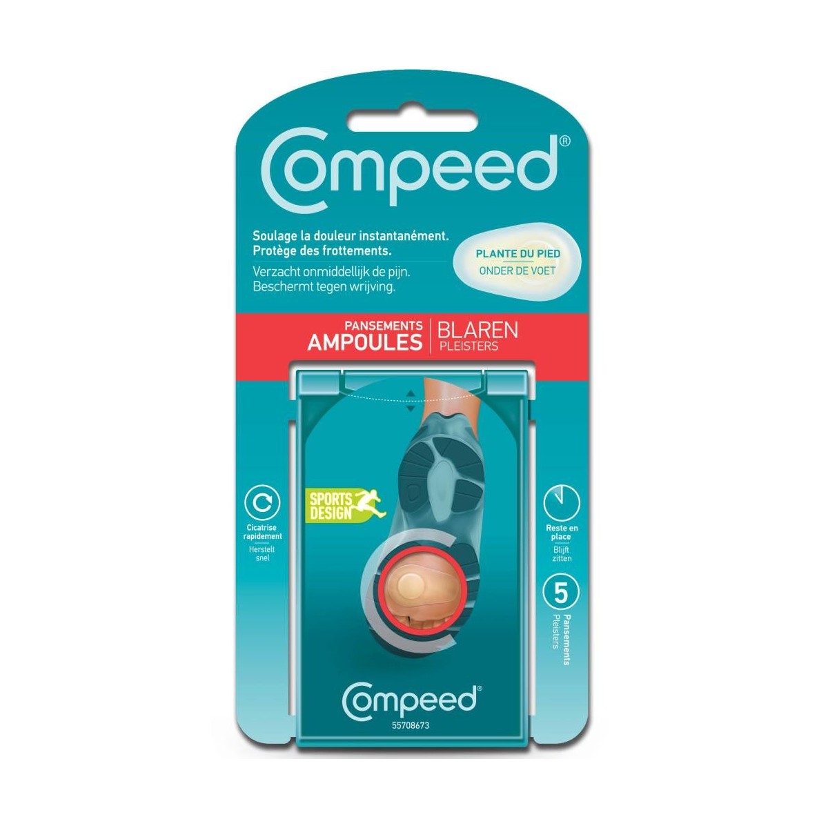 Compeed Ampollas Planta del pie 5 uds