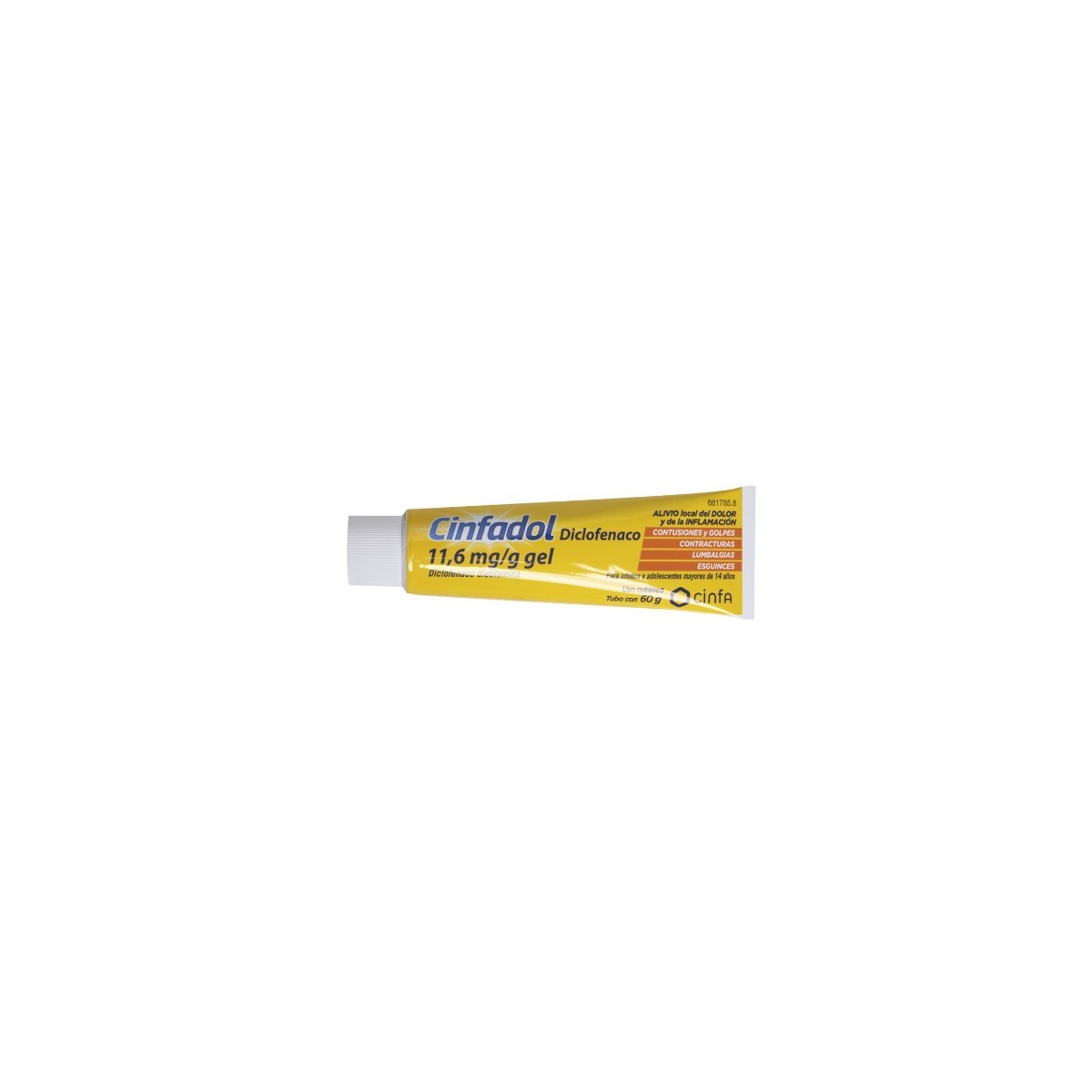CINFADOL 11,6 MG/G GEL