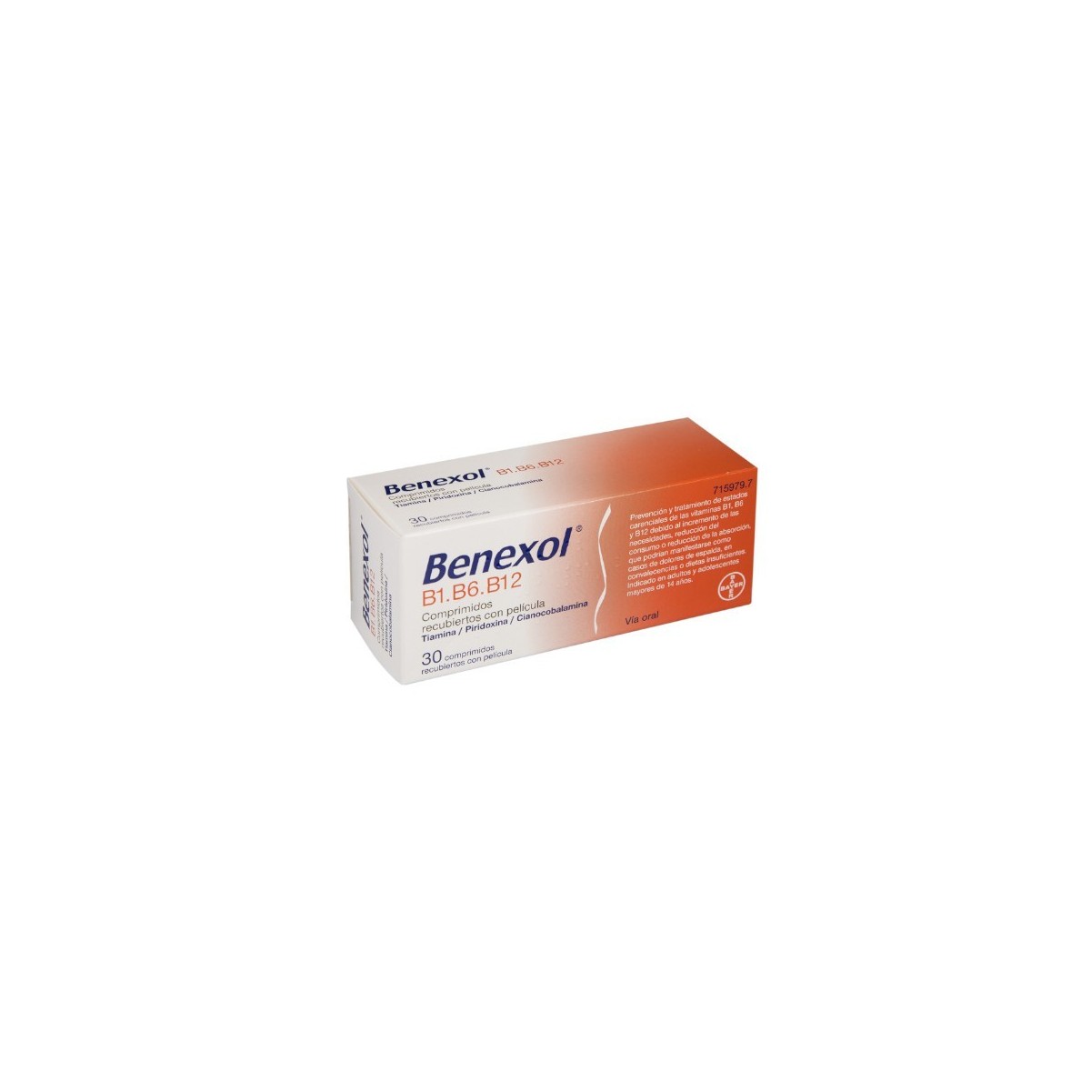 BENEXOL B1-B6-B12 COMPRIMIDOS RECUBIERTOS CON...
