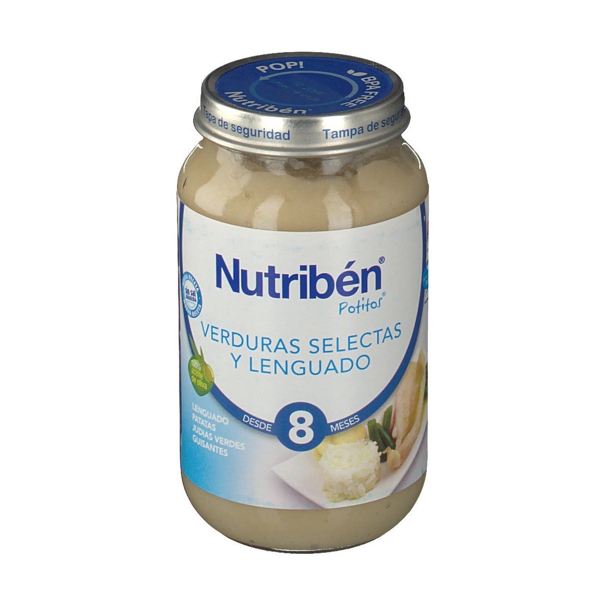 Nutriben Potito Verduras Lenguado 250 gr