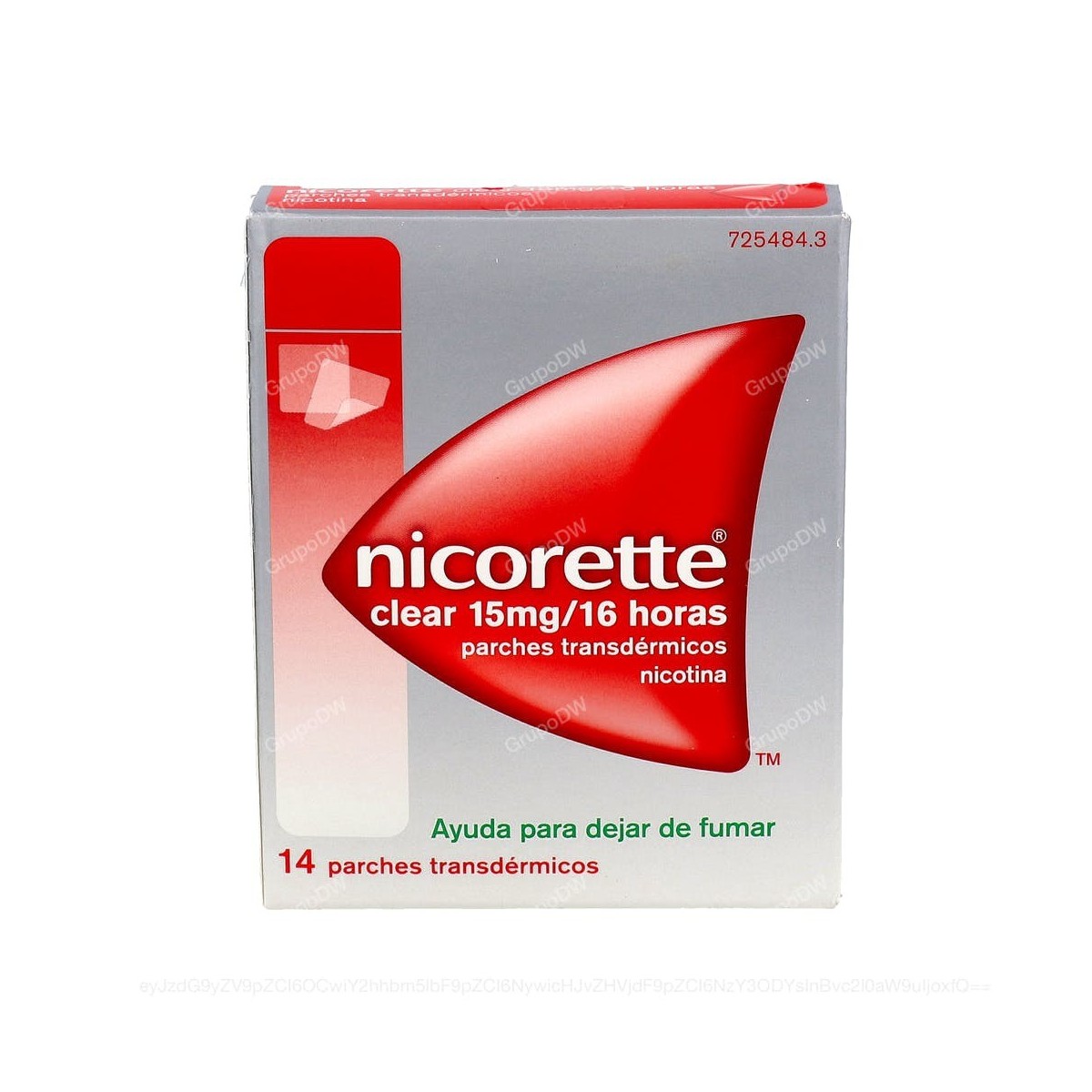NICORETTE CLEAR 15 mg/16 HORAS PARCHES...