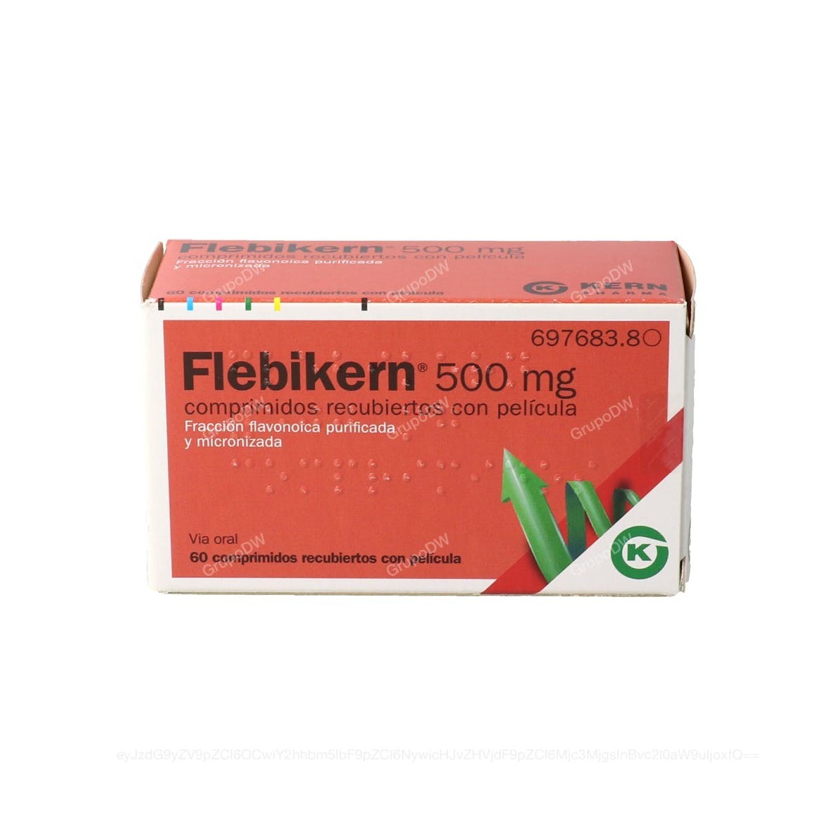 FLEBIKERN 500 mg COMPRIMIDOS RECUBIERTOS CON...