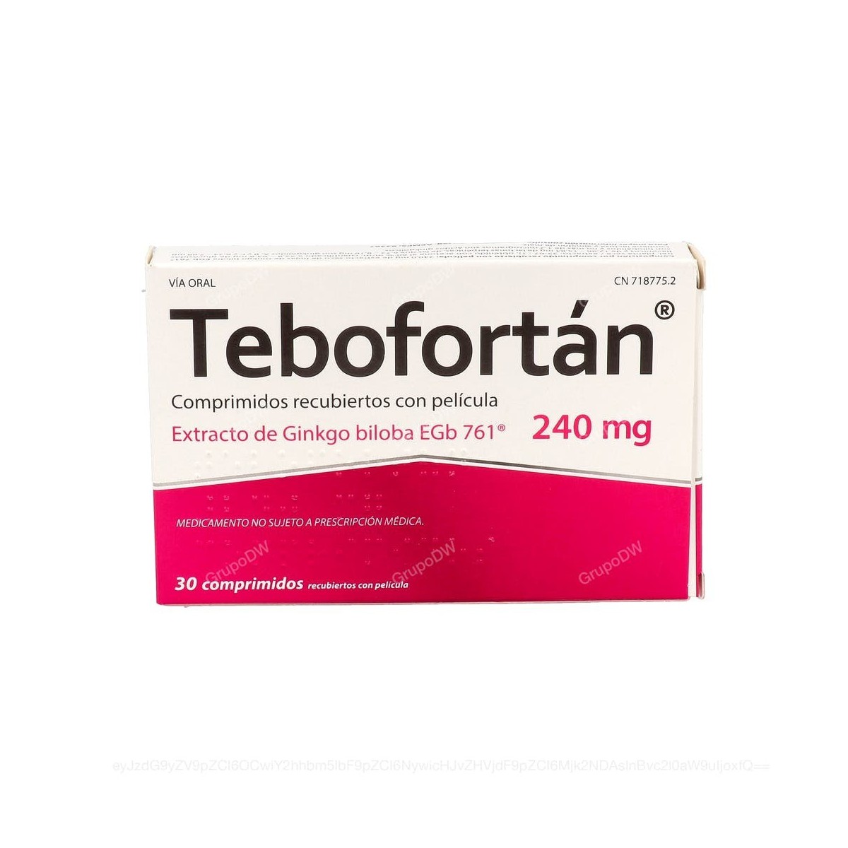 TEBOFORTAN 240 mg COMPRIMIDOS RECUBIERTOS CON...